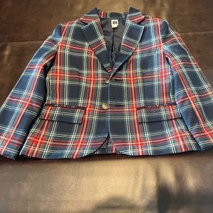 Janie and Jack Tartan Blazer
